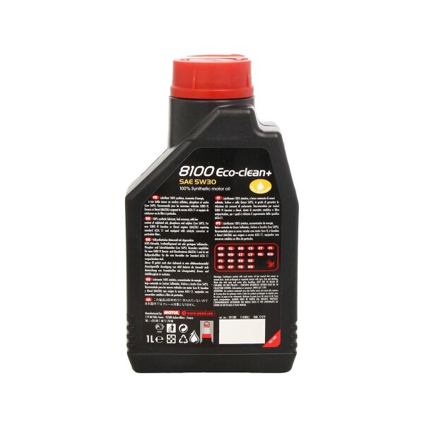1 Litre 8100 ECO-Clean+ 5w-30 Motor Yağı | Motul