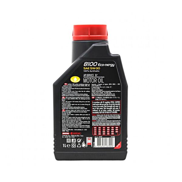 1 Litre 8100 ECO-nergy 5w-30 Motor Yağı | Motul