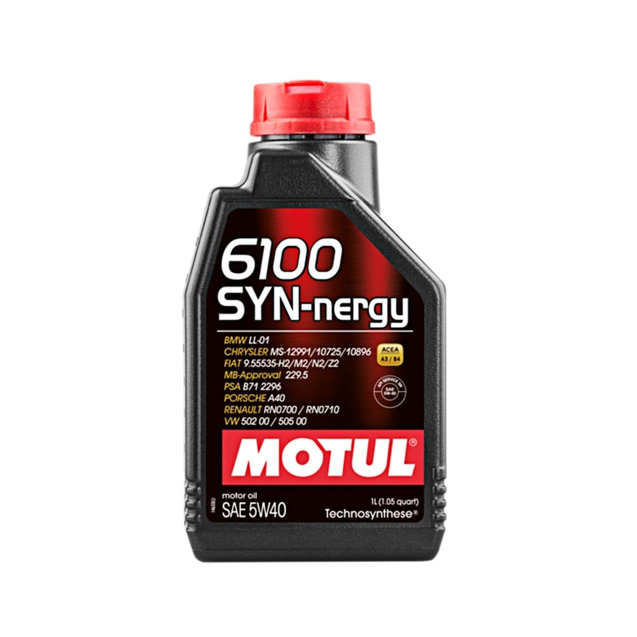 1 Litre 6100 SYN-NERGY 5w-40 Motor Yağı | Motul