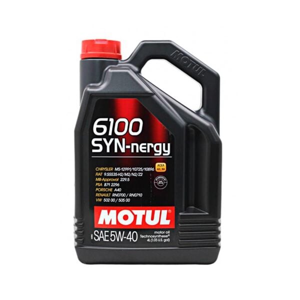 4 Litre 6100 SYN-NERGY 5w-40 Motor Yağı | Motul