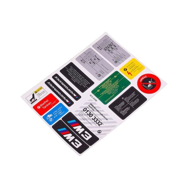 Bmw E36 Etiket Seti | Famalli