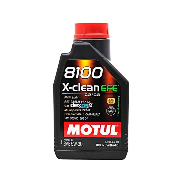 1 Litre 8100 X-CleanEfe 5w-30 Motor Yağı | Motul