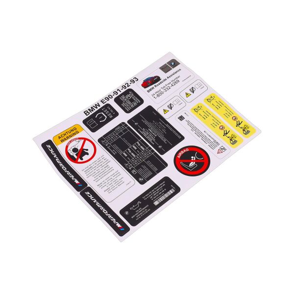 Bmw E90 Etiket Seti | Famalli