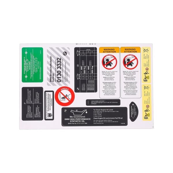 Bmw E39 Etiket Seti | Famalli