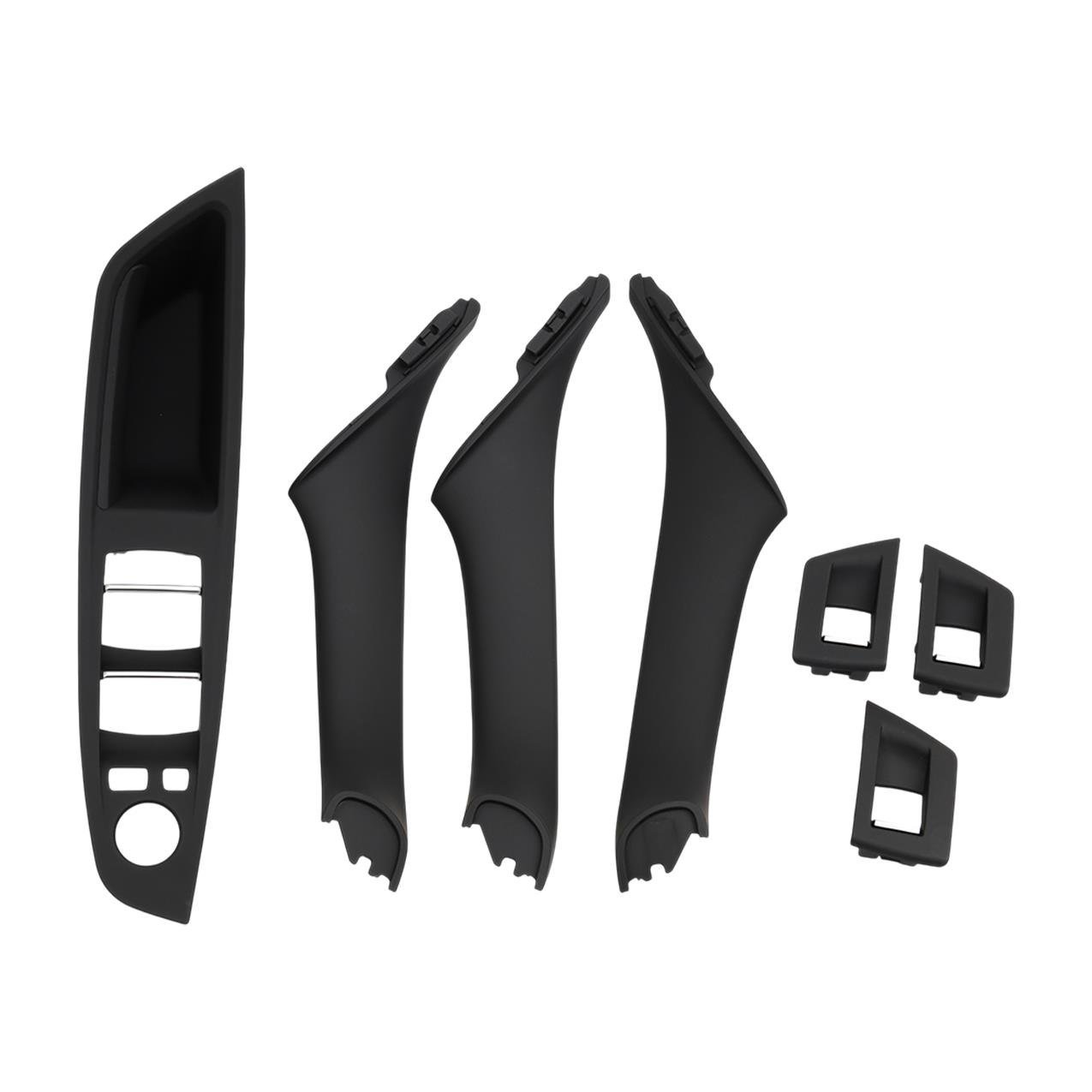 Bmw F10 Kapı Tutamak Seti - Siyah (Katlanır Aynalı Model) | Famalli