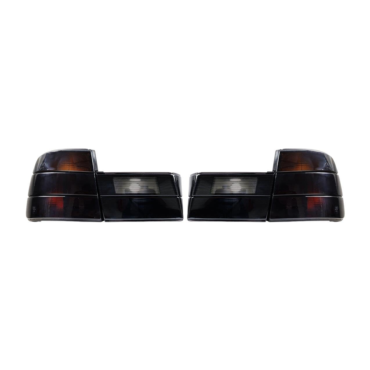 Bmw E34 Komple Stop Takımı ( İç-Dış ) - Siyah ( 87-95 )| Famalli