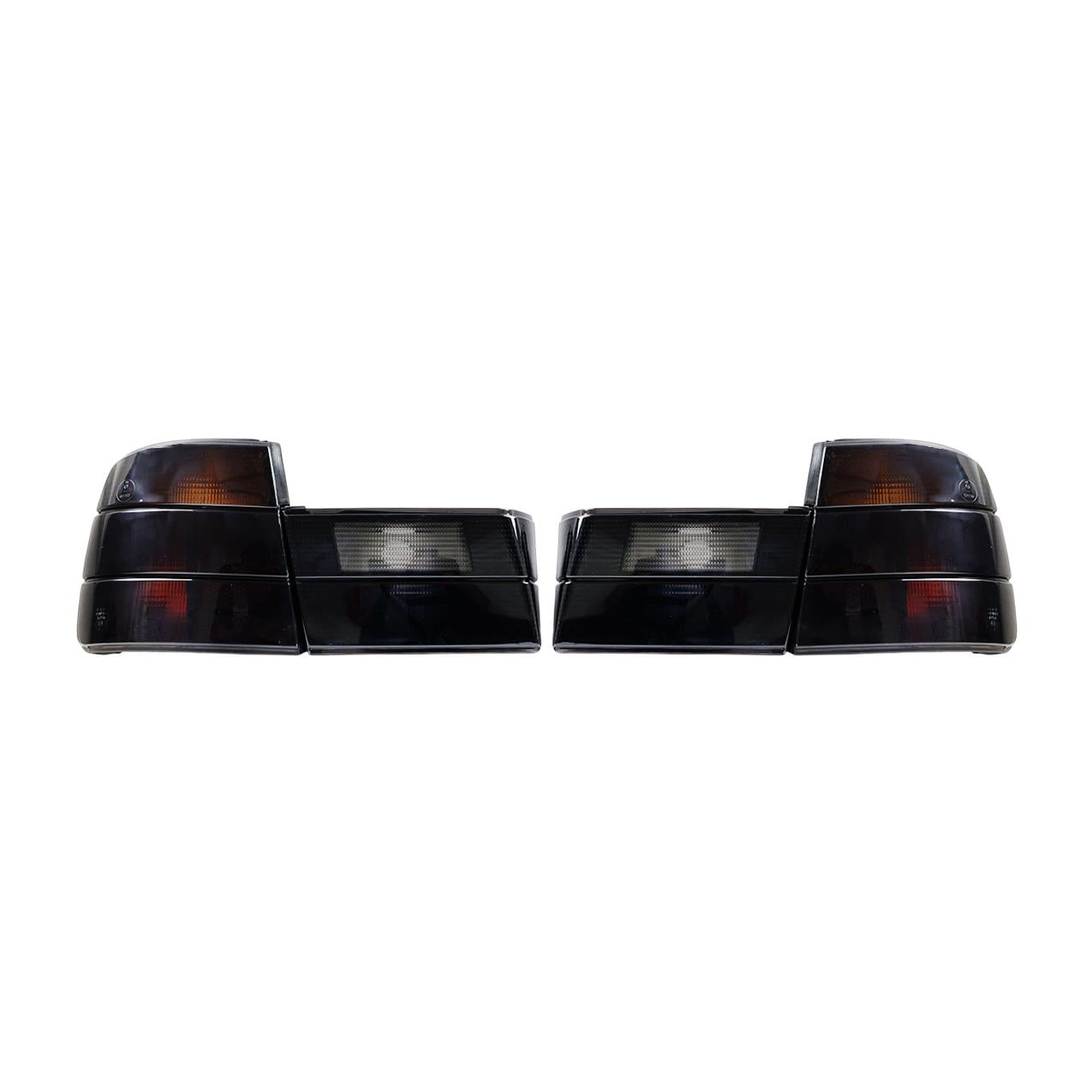 Bmw E34 Komple Stop Takımı ( İç-Dış ) - Siyah ( 87-95 )| Famalli