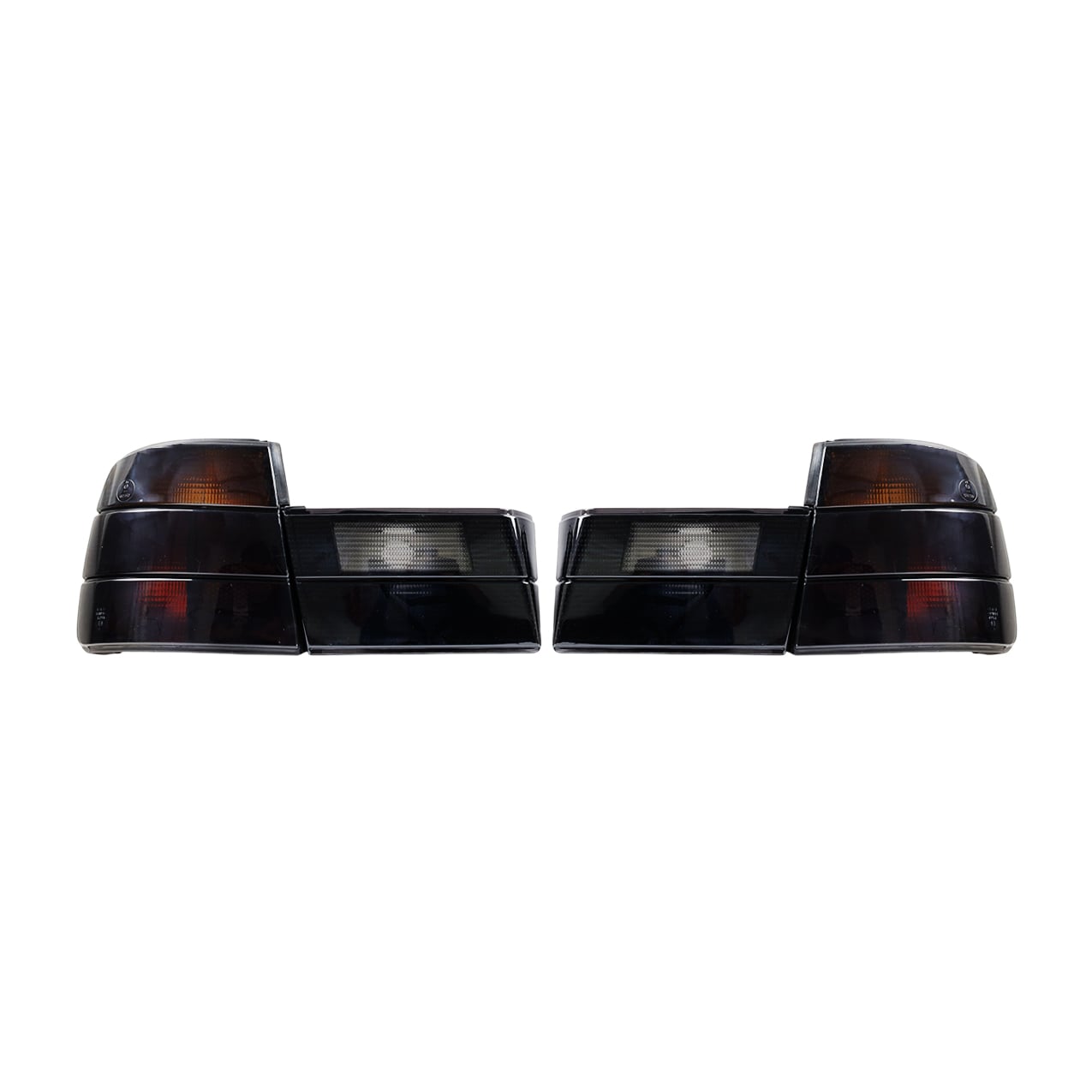Bmw E34 Komple Stop Takımı ( İç-Dış ) - Siyah ( 87-95 )| Famalli