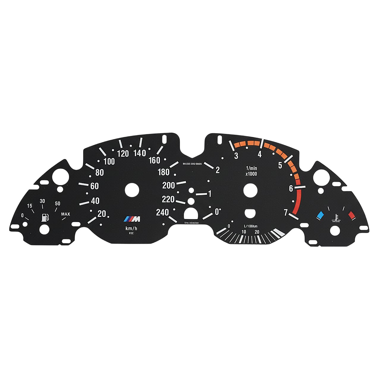 Bmw E38 E39 E53 Gösterge Zemin Kağıdı - 240 KMH ( RPM ) | Yerli Üretim