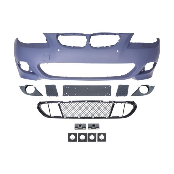 Bmw E60+LCI Ön M-Tech Tampon Dolu - PDCli 18mm | Far Yıkamalı | 2007-09 | Wender