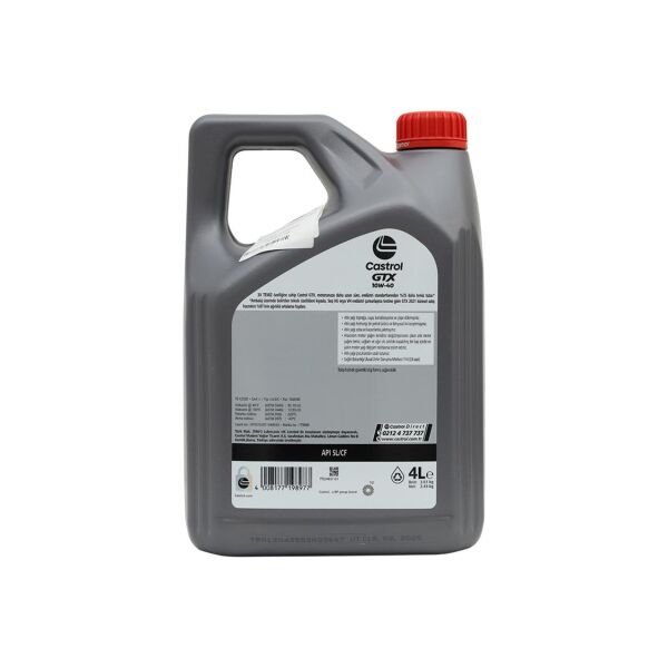 4 Litre 10W40 Gtx Motor Yağı | Castrol