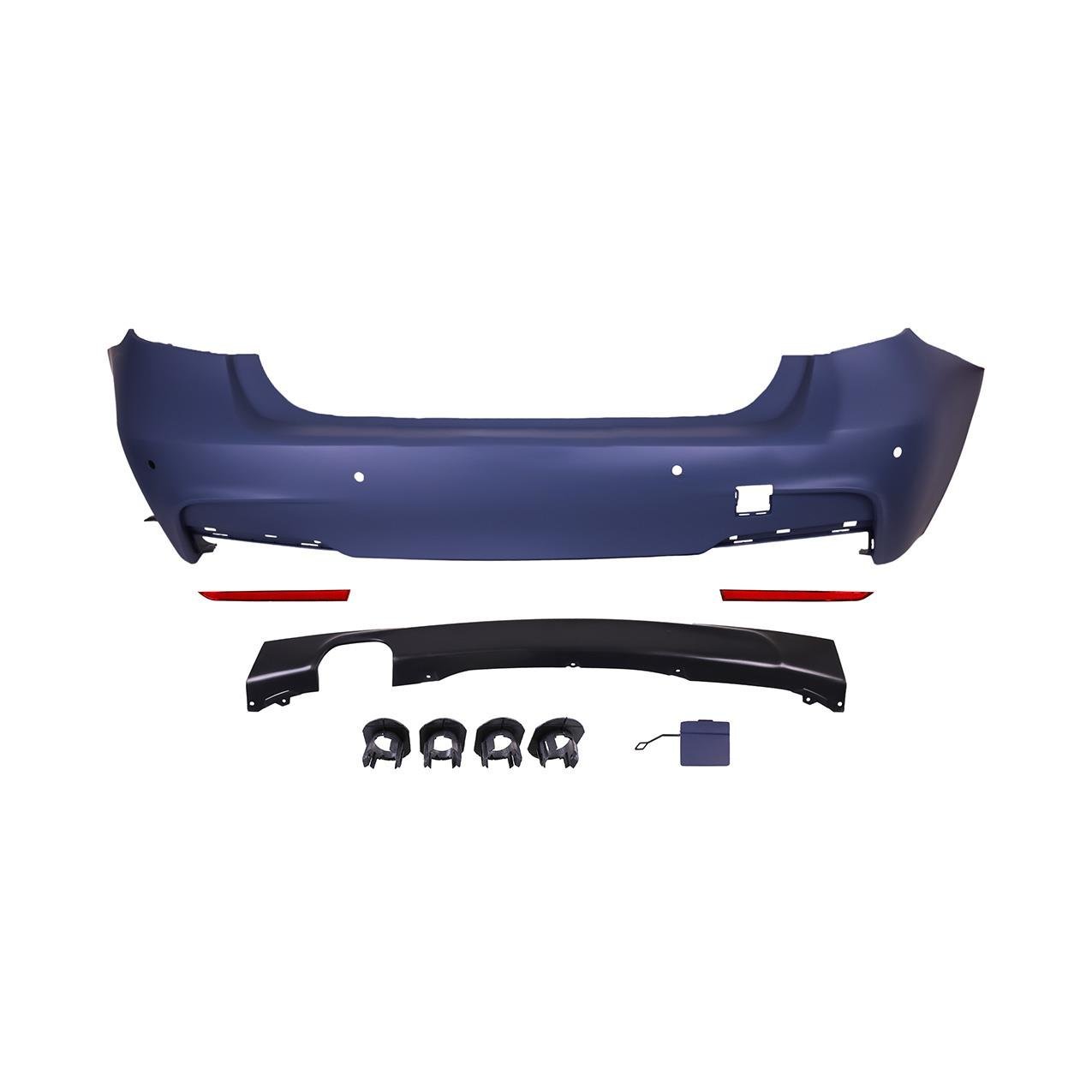 Bmw F30+LCI Arka M-Tech Tampon Dolu - PDCli | Tek Çıkış | 2012-18 | Wender