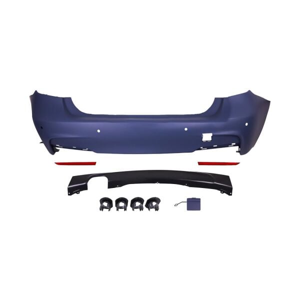 Bmw F30+LCI Arka M-Tech Tampon Dolu - PDCli | Tek Çıkış | 2012-18 | Wender