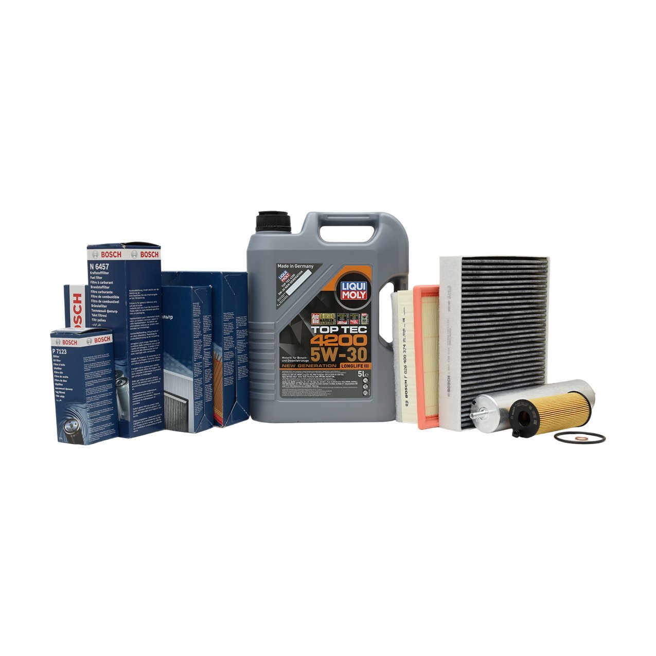Bmw F20 F30 F32  N47 Motor Yağ Bakım Seti | Lıquı Molyl Yağ + Bosch Filtreler