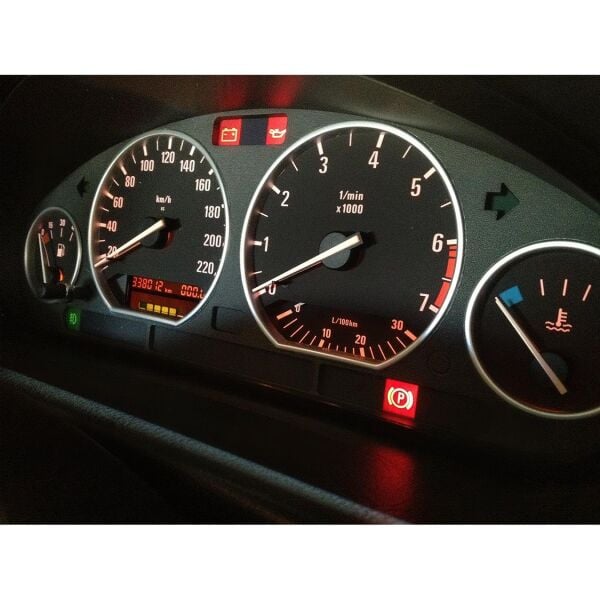 Bmw E36 Krom Gösterge Halka Seti