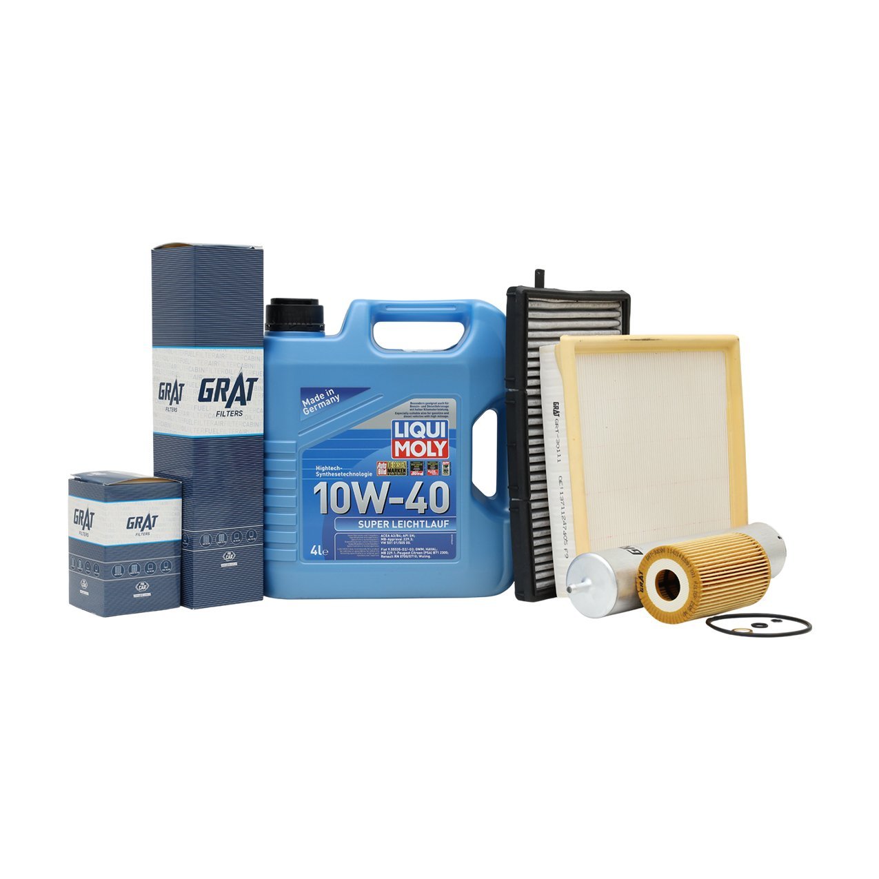Bmw E36 M42 M43 M44 Motor Yağ Bakım Seti | Lıquı Moly Super Leıchtlauf Yağ + Grat Filtreler