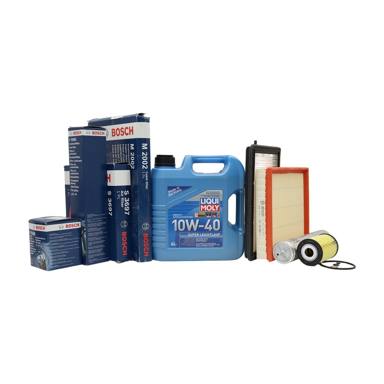Bmw E36 M42 M43 M44 Motor Yağ Bakım Seti | Lıquı Moly Super Leıchtlauf Yağ + Bosch Filtreler
