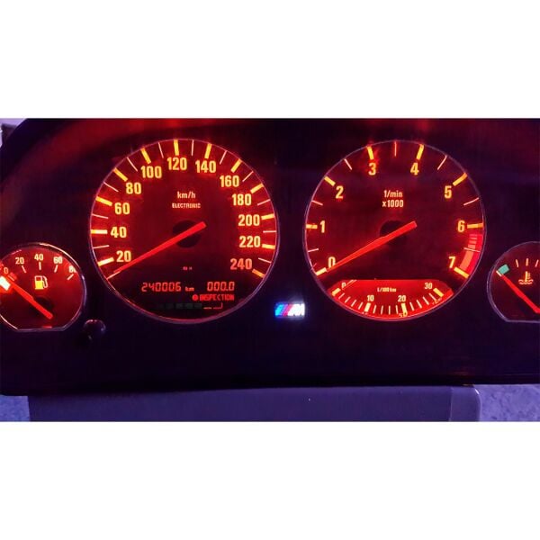 Bmw E34 Krom Gösterge Halka Seti