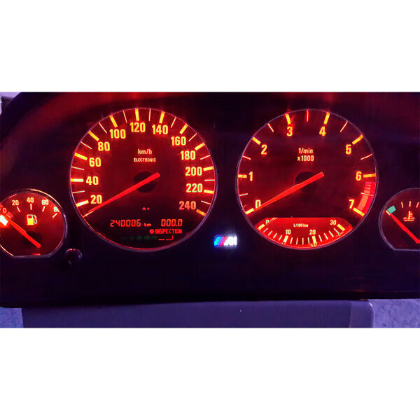 Bmw E34 Krom Gösterge Halka Seti | Yerli Üretim