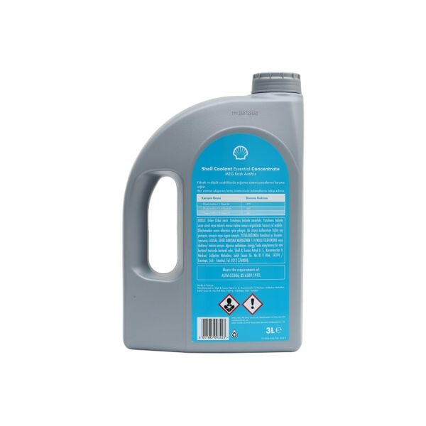 3 Litre Mavi Antifriz - Coolant Essential | Shell