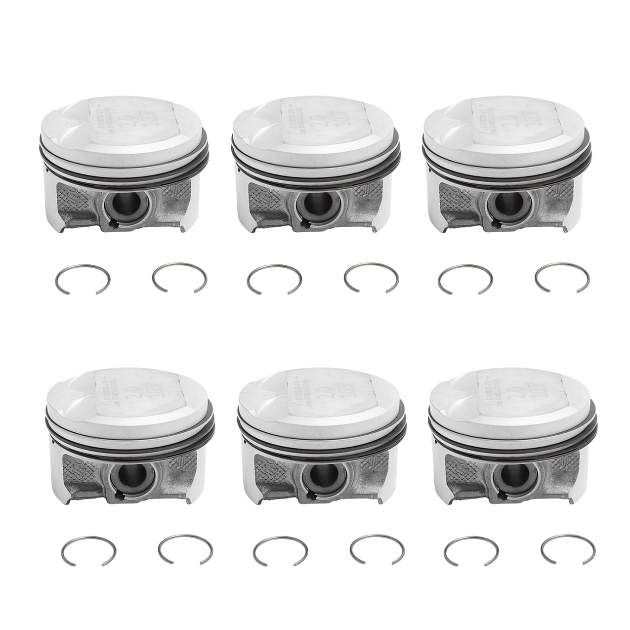 Bmw E34 E36 - M50 Vanoslu Piston Segman - ( 0.50 ) - 80.50mm (6 Adet) | Nüral