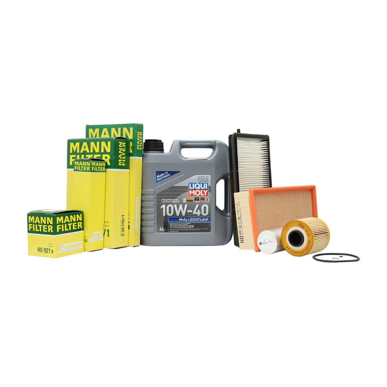 Bmw E36 M40 Motor Yağ Bakım Seti  | Lıquı Moly Mos2 Leıchtlauf Yağ + Mann Filtreler