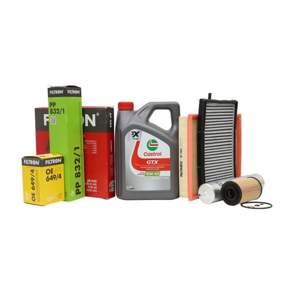 Bmw E36 M42 M43 M44 Motor Yağ Bakım Seti | Castrol Yağ + Filtron Filtreler