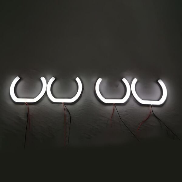 Bmw E36 U Tipi Angel Eyes Halka Seti Beyaz