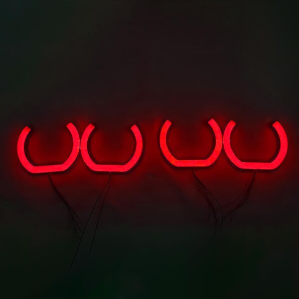 Bmw E36 U Tipi Angel Eyes Halka Seti Kırmızı