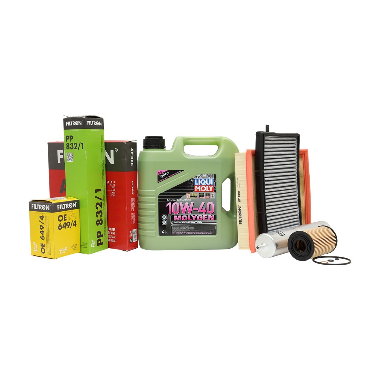 Bmw E36 M42 M43 M44 Motor Yağ Bakım Seti | Lıquı Moly Molygen Yağ + Filtron Filtreler