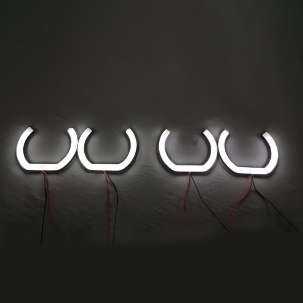 Bmw E46 U Tipi Angel Eyes Halka Seti Beyaz