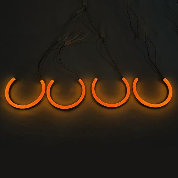 Bmw E46 Angel Eyes Halka Seti Turuncu