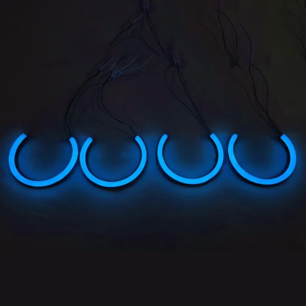 Bmw E46 Angel Eyes Halka Seti Mavi