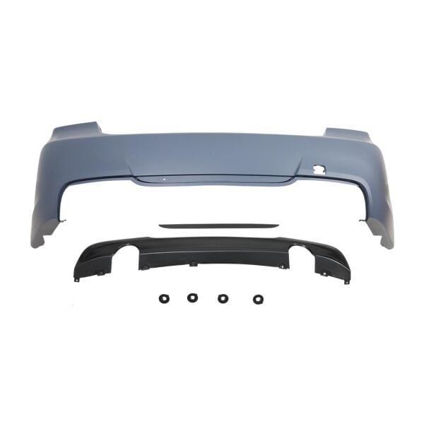 Bmw E90+LCI Arka M-Tech 335i Tampon Dolu - PDCli | 1 Boşluk Çift Çıkış | 2005-11 | Wender