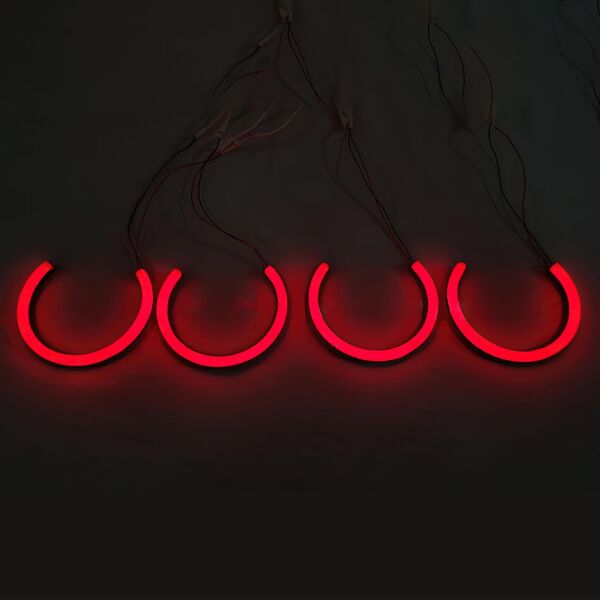 Bmw E34 Angel Eyes Halka Seti Kırmızı