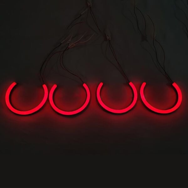 Bmw E39 Angel Eyes Halka Seti Kırmızı