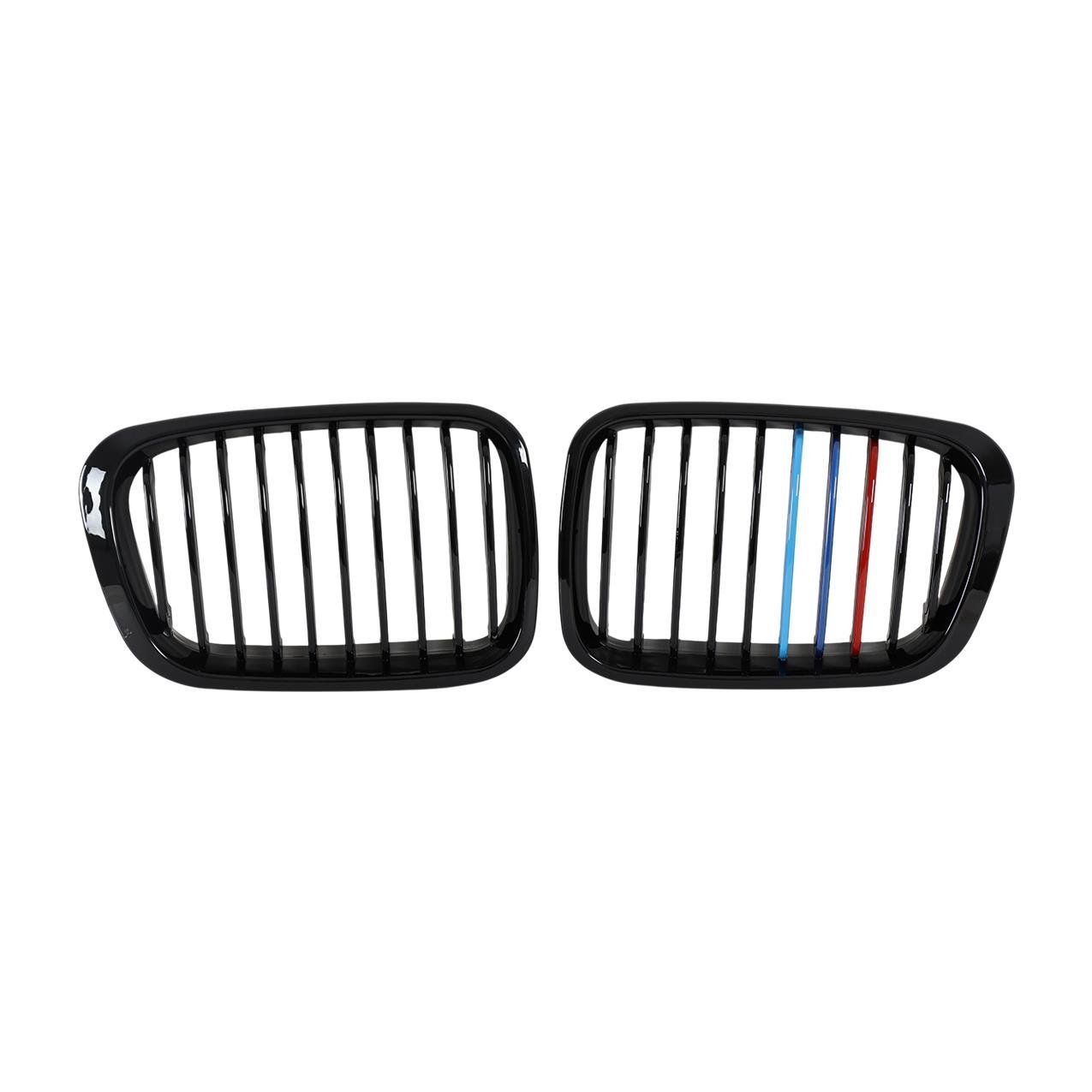 Bmw E46 Sedan Piano Siyah M Renkli Panjur Takımı (98-01) | Wender