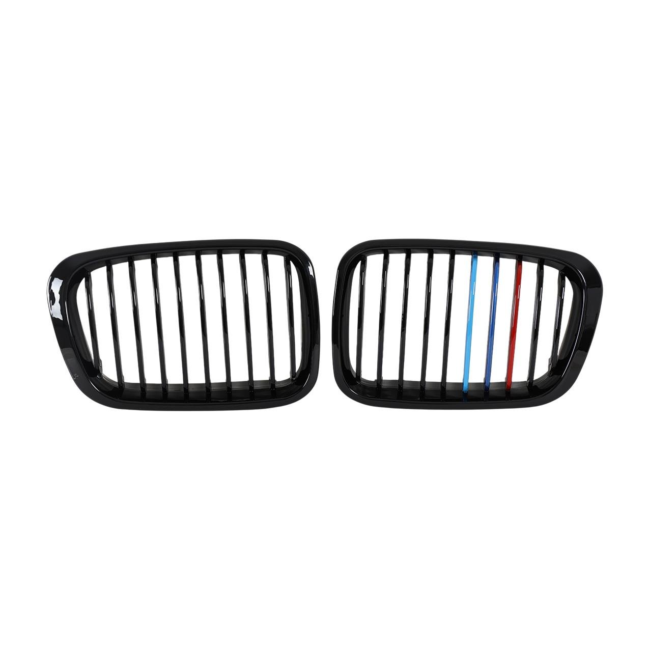 Bmw E46 Sedan Piano Siyah M Renkli Panjur Takımı (98-01) | Wender