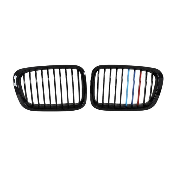 Bmw E46 Sedan Piano Siyah M Renkli Panjur Takımı (98-01) | Wender