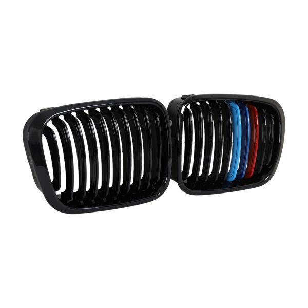 Bmw E46 Sedan Piano Siyah M Renkli Panjur Takımı (98-01) | Wender