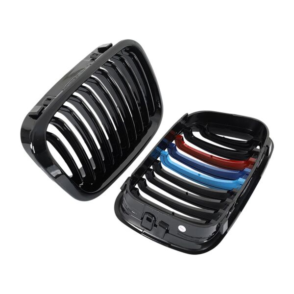 Bmw E46 Sedan Piano Siyah M Renkli Panjur Takımı (98-01) | Wender