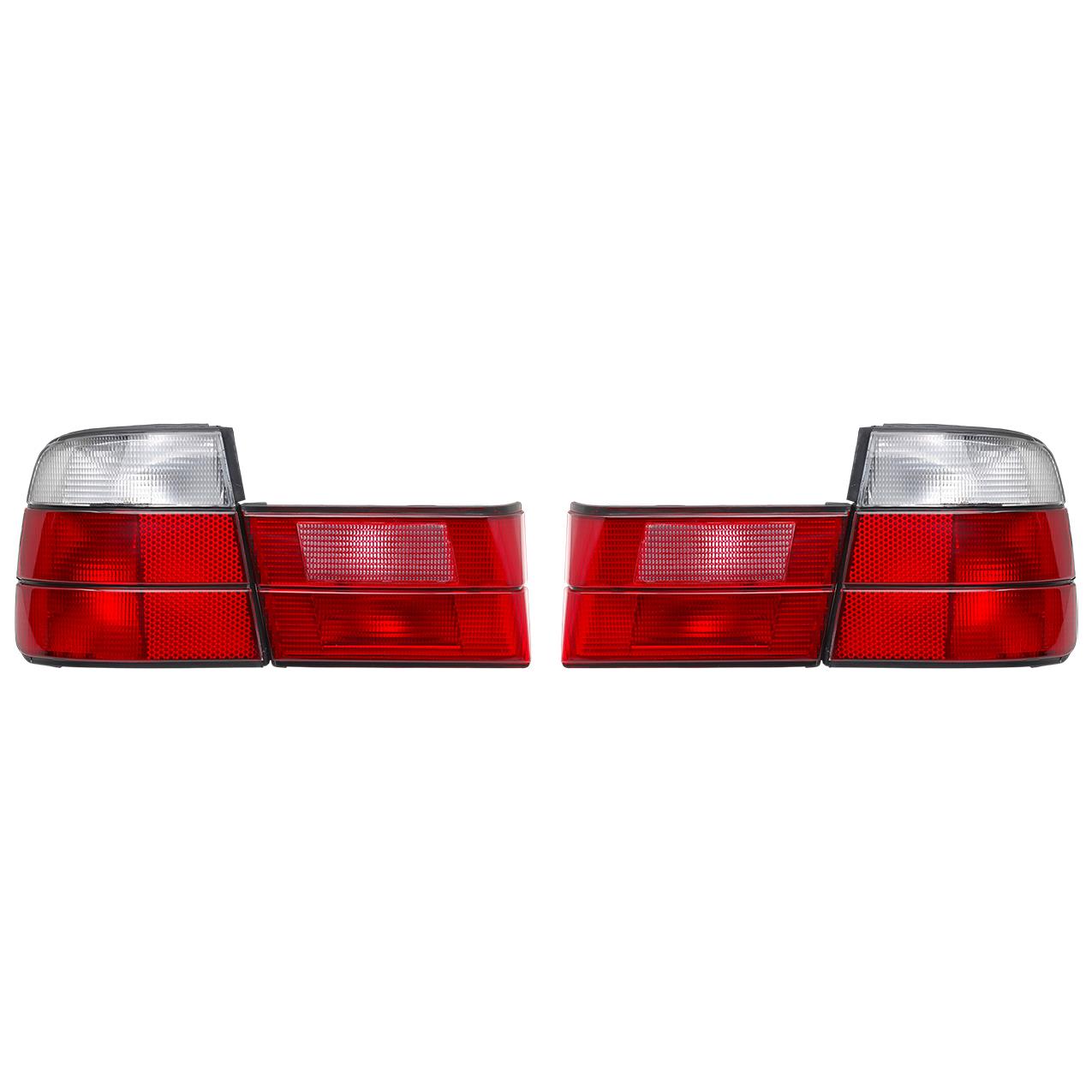 Bmw E34 Komple Stop Takımı ( İç-Dış ) - Beyaz ( 87-95 ) | Wender
