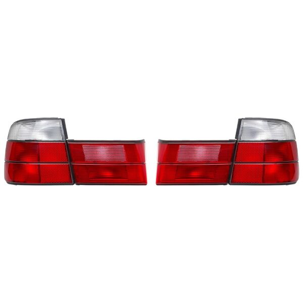 Bmw E34 Komple Stop Takımı ( İç-Dış ) - Beyaz ( 87-95 ) | Wender