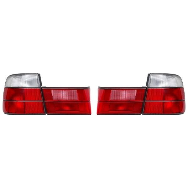 Bmw E34 Komple Stop Takımı ( İç-Dış ) - Beyaz ( 87-95 ) | Wender