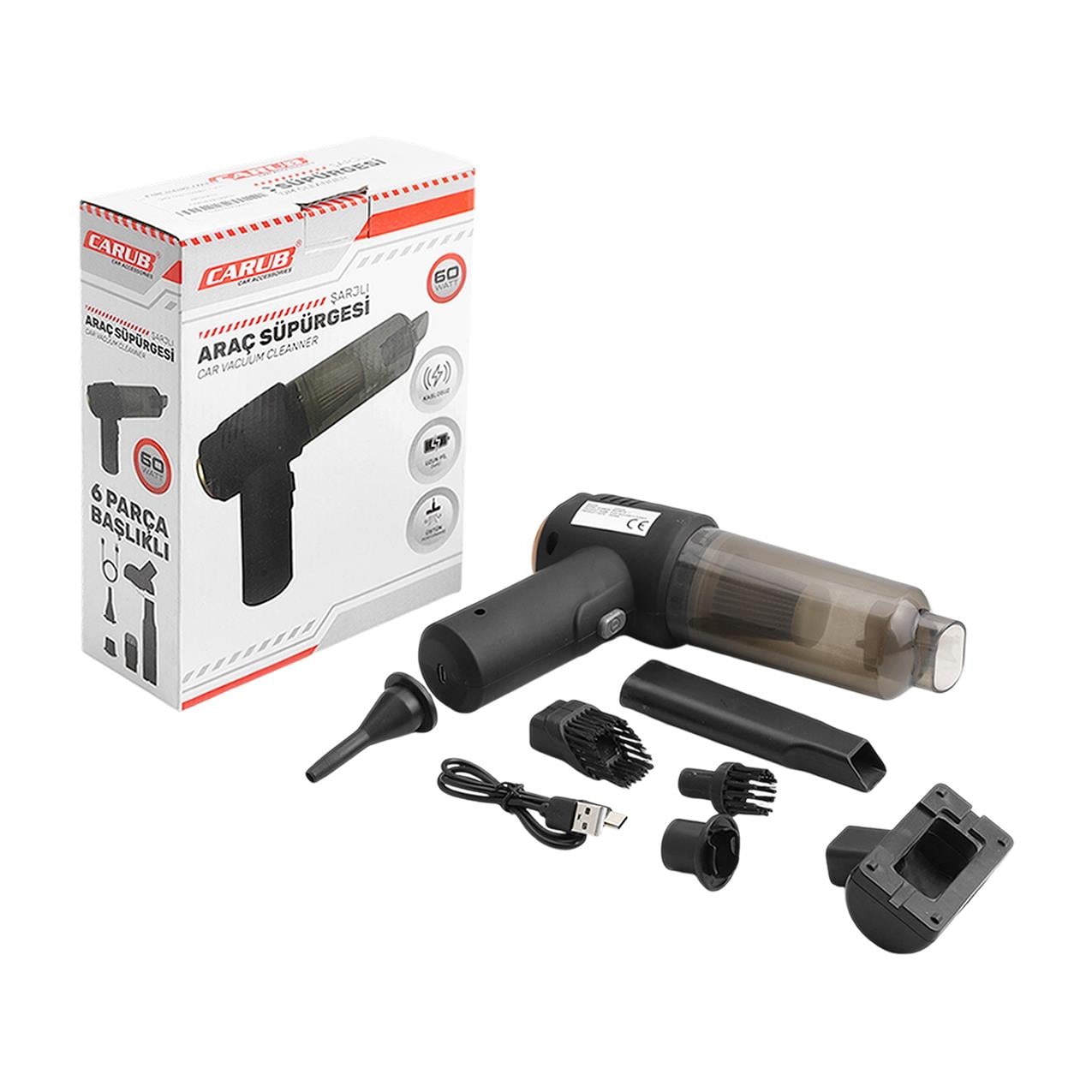 Şarjlı Araç Süpürgesi | Carub