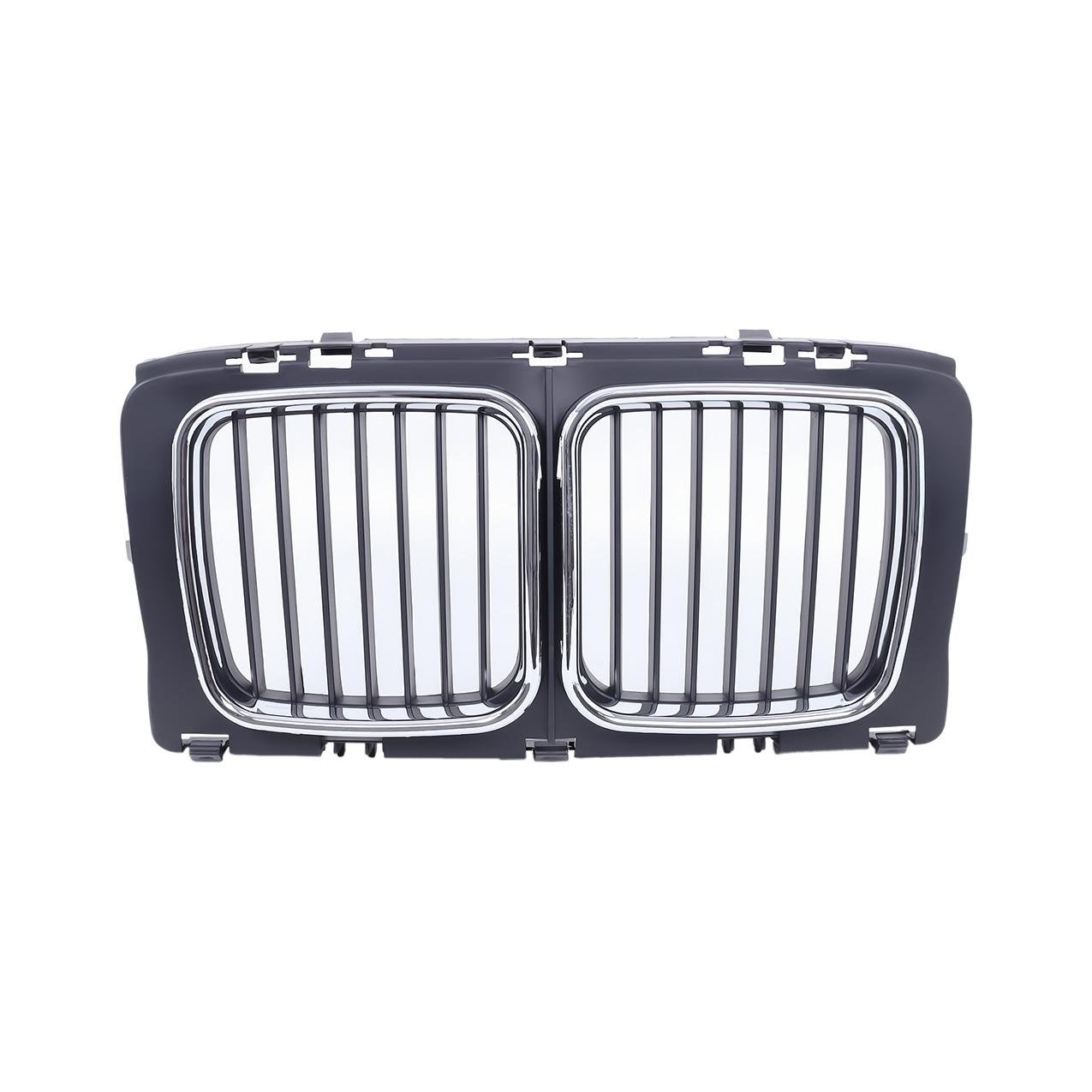 Bmw E34 Krom Siyah Nikelajlı Dar Panjur Takımı 1988-93 | Gkl