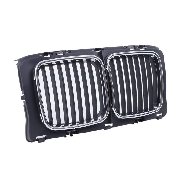 Bmw E34 Krom Siyah Nikelajlı Dar Panjur Takımı 1988-93 | Gkl