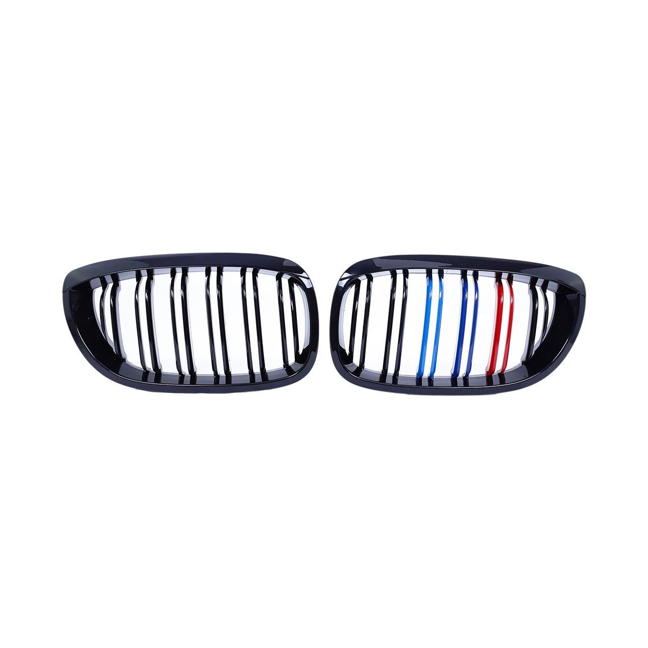 Bmw E46 Coupe Piano Siyah M Renkli Çift Çıtalı Panjur Takımı (03-06) | Wender