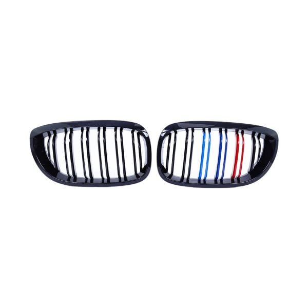 Bmw E46 Coupe Piano Siyah M Renkli Çift Çıtalı Panjur Takımı (03-06) | Wender