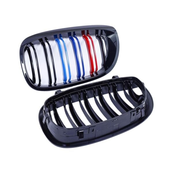 Bmw E46 Coupe Piano Siyah M Renkli Çift Çıtalı Panjur Takımı (03-06) | Wender